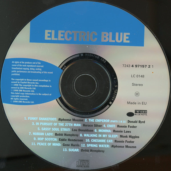 Various : Electric Blue - Plug In And Turn On (CD, Comp)