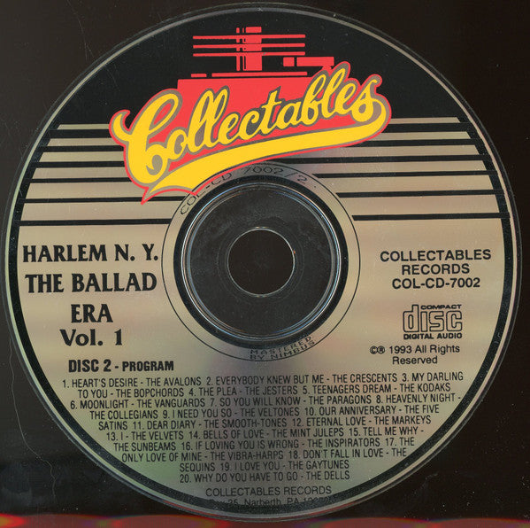 Various : Harlem, N. Y. - The Ballad Era (2xCD, Comp)