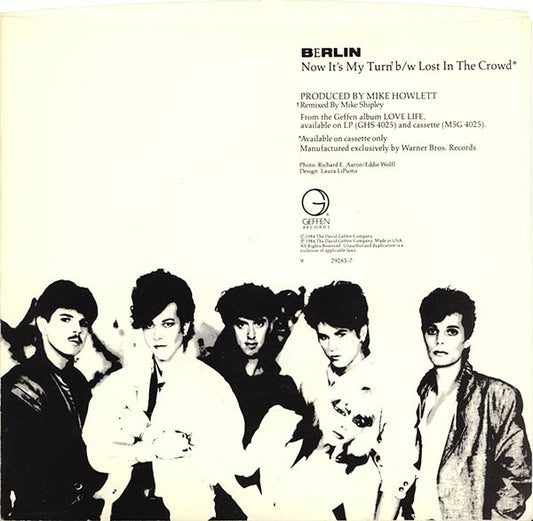 Berlin : Now It's My Turn (7")