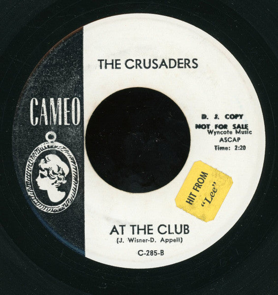The Crusaders (9) : T.D.'s Boogie Woogie / At The Club (7", Promo)