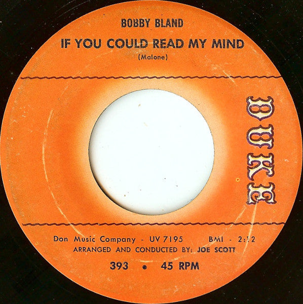 Bobby Bland : I’m Too Far Gone (To Turn Around) / If You Could Read My Mind (7", Single)