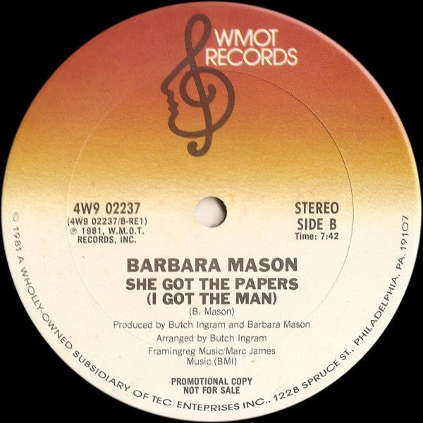 Barbara Mason : Let Me Give You Love (12", Promo)