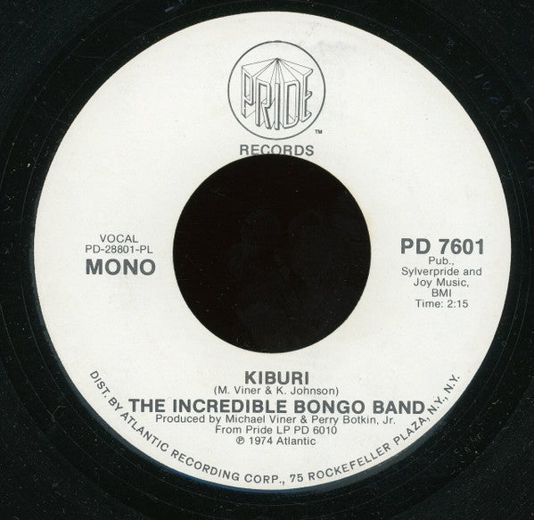 The Incredible Bongo Band : Kiburi (7", Promo, PL)