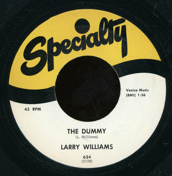 Larry Williams (3) : Hootchy-Koo / The Dummy (7", RE)