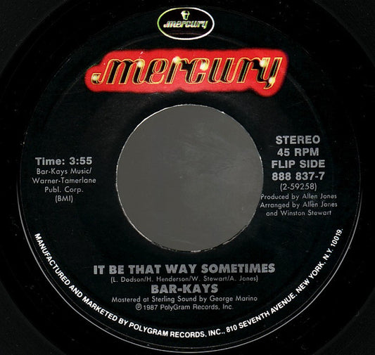 Bar-Kays : Certified True (7", Styrene)