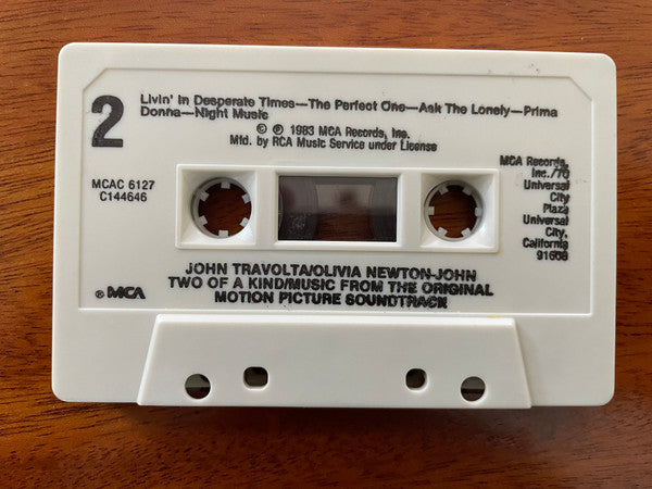 Various : Two Of A Kind - Music From The Original Motion Picture Soundtrack (Cass, Album, Club)