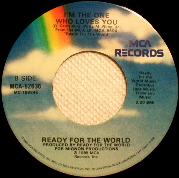 Ready For The World : Oh Sheila (7", Single, Glo)