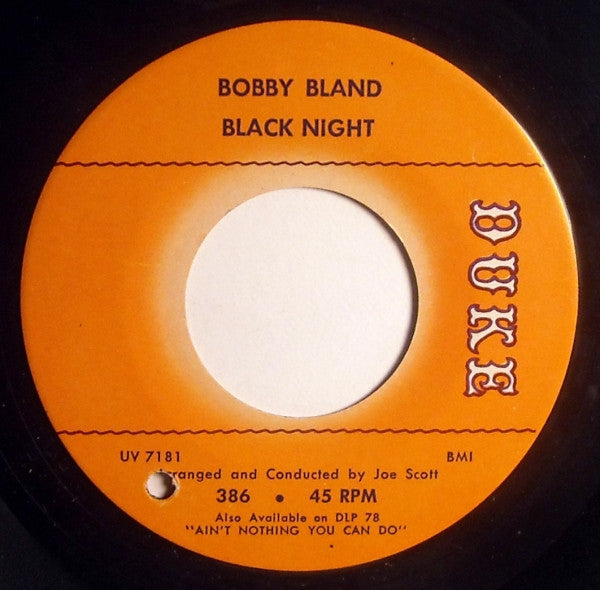 Bobby Bland : Blind Man / Black Night (7")