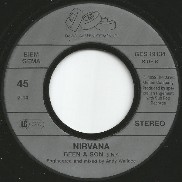 Nirvana : Lithium (7", Single)