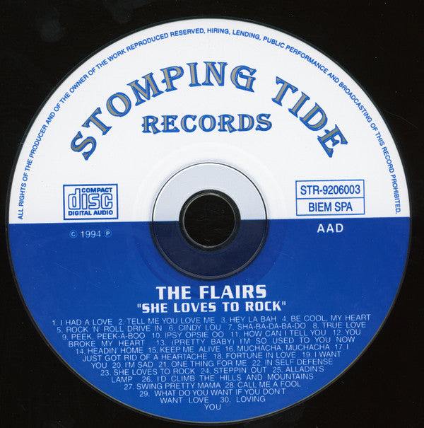The Flairs : She Loves To Rock (CD)