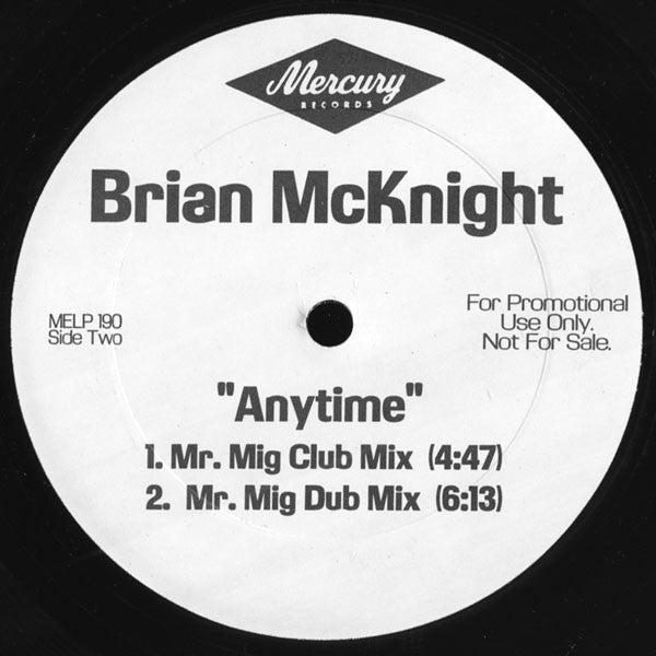 Brian McKnight : Anytime (12", Promo)