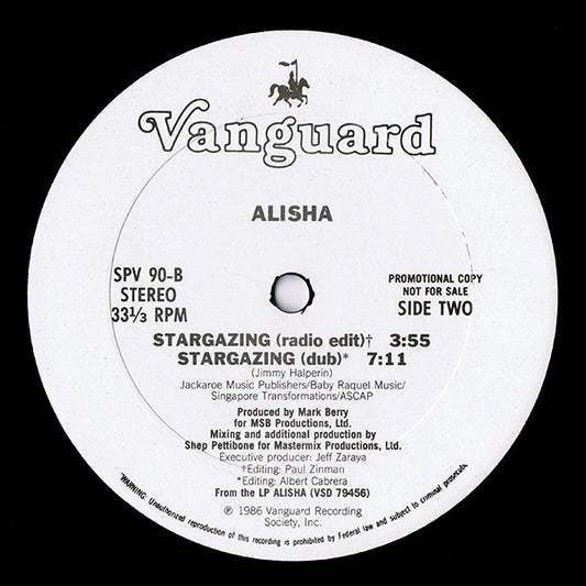 Alisha : Stargazing (12", Promo)