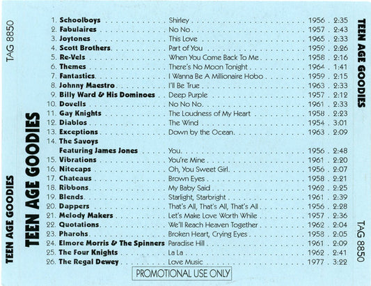 Various : Teen Age Goodies (CDr, Comp)