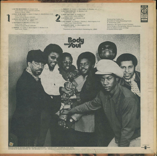 Body And Soul (6) : Body And Soul (LP, Album)