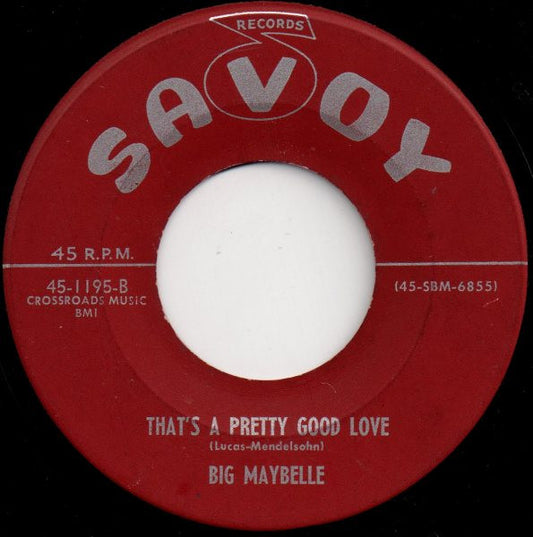 Big Maybelle : Candy (7", Single)