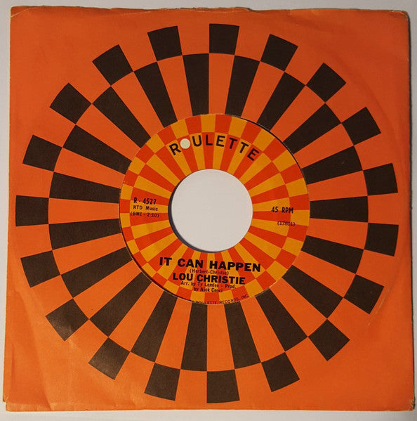 Lou Christie : Shy Boy (7", Single, Styrene)