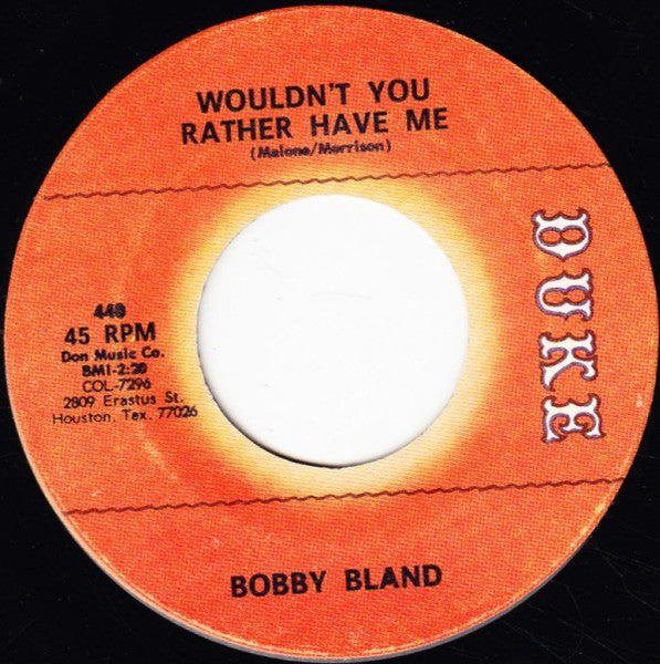 Bobby Bland : Rockin' In The Same Old Boat (7", Single)