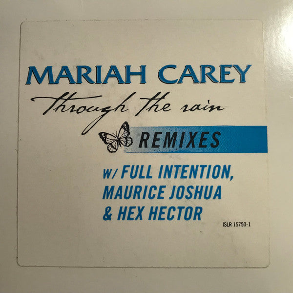 Mariah Carey : Through The Rain (Remixes) (2x12", Promo)