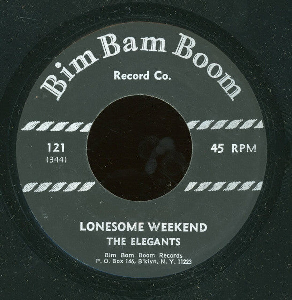 The Elegants : It's Just A Matter Of Time / Lonesome Weekend (7", RE)
