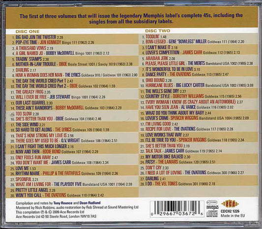 Various : The Complete Goldwax Singles Volume 1 1962-1966 (2xCD, Comp, RM)