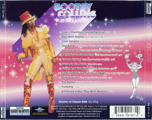 Bootsy Collins : Play With Bootsy - A Tribute To The Funk (CD, Album, Enh)