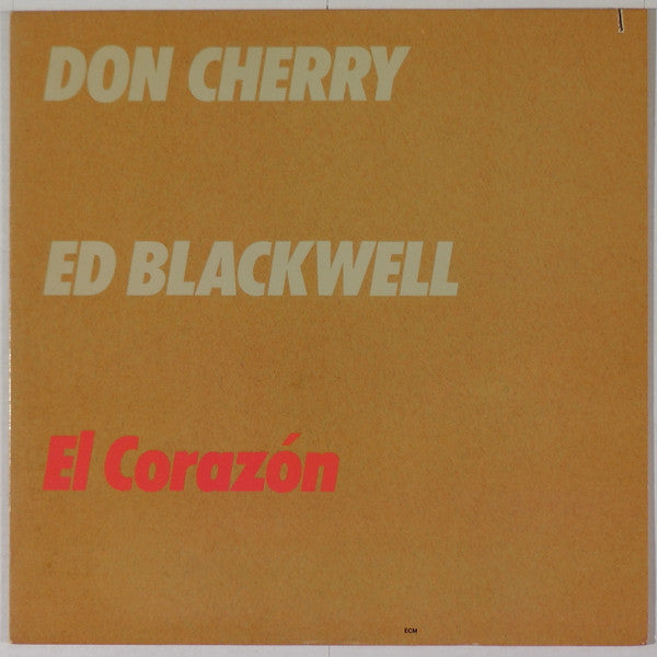 Don Cherry / Ed Blackwell : El Corazón (LP, Album)