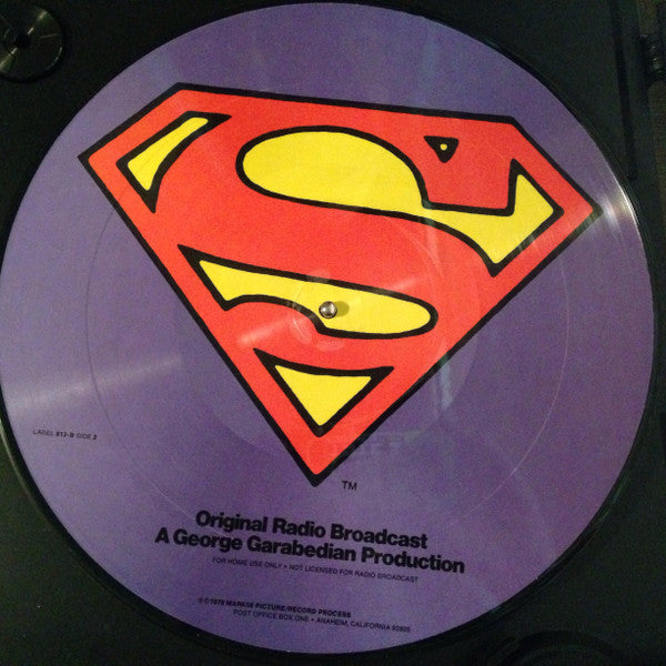 Unknown Artist : Superman (Original Radio Broadcast) (LP, Ltd, Pic)