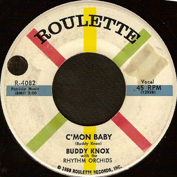 Buddy Knox With The Rhythm Orchids : Somebody Touched Me (7", Single)