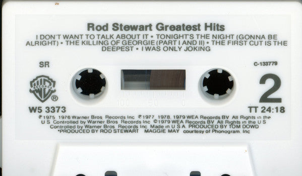 Rod Stewart : Greatest Hits (Cass, Comp, Club, RE)