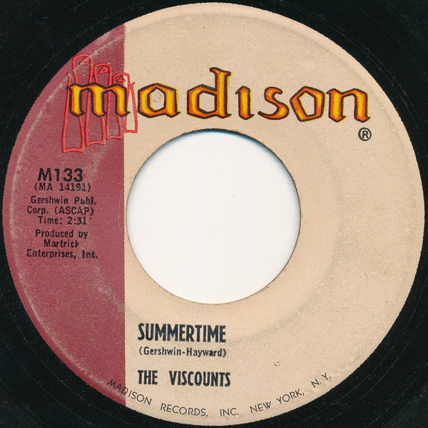 The Viscounts : Night Train / Summertime (7")