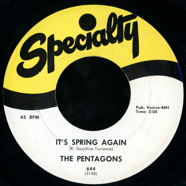 The Pentagons : Silly Dilly (7", RE)
