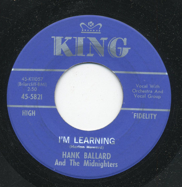 Hank Ballard & The Midnighters : Buttin' In / I'm Learning (7", Single)