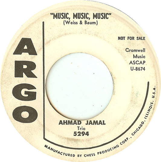 Ahmad Jamal Trio : But Not For Me (7", Promo)