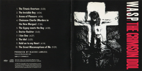 W.A.S.P. : The Crimson Idol (CD, Album)