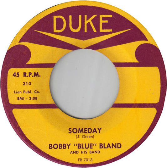 Bobby Bland : Is It Real / Someday (7", Single)