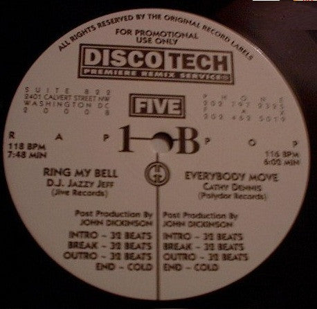 Various : DiscoTech Five (2x12", Comp, Promo)