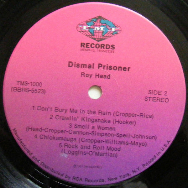 Roy Head : Dismal Prisoner (LP, Album, Hol)