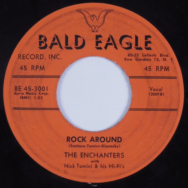 The Enchanters (14) With Nick Tomini & His Hi-Fi's : Come My Baby, Let's Do The Stroll (7")