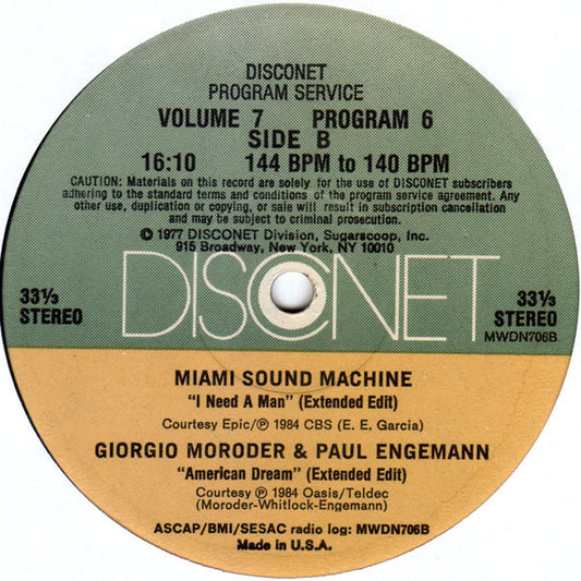 Various : Volume 7 Program 6 (2x12")