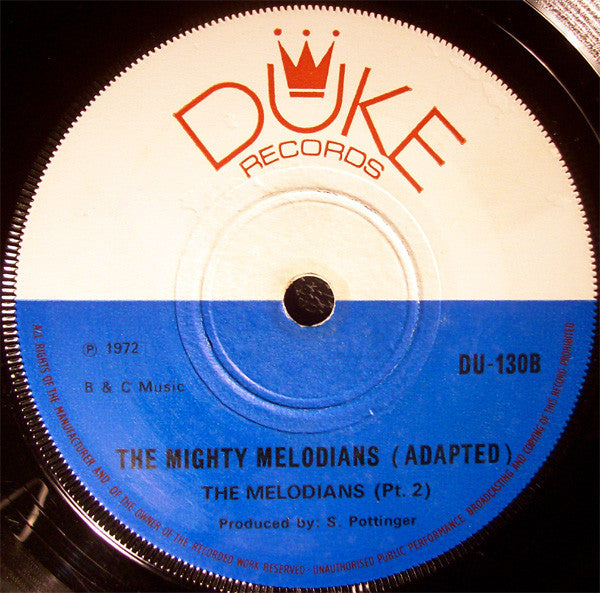 The Melodians : The Mighty Melodians (Adapted) (Pt 1) And (Pt. 2) (7")