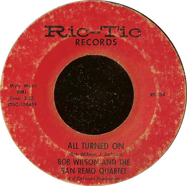 San Remo Golden Strings / Bob Wilson And San Remo Golden Strings : Hungry For Love / All Turned On (7", Single, Mono, Styrene, Ter)