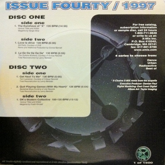 Various : X-Mix Dance Series 40 (2x12", Comp, Promo)