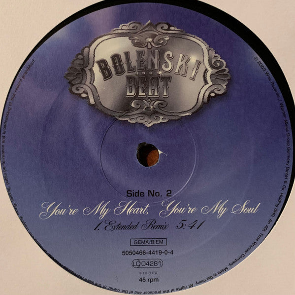 Bolenski Beat : You're My Heart, You're My Soul (12")