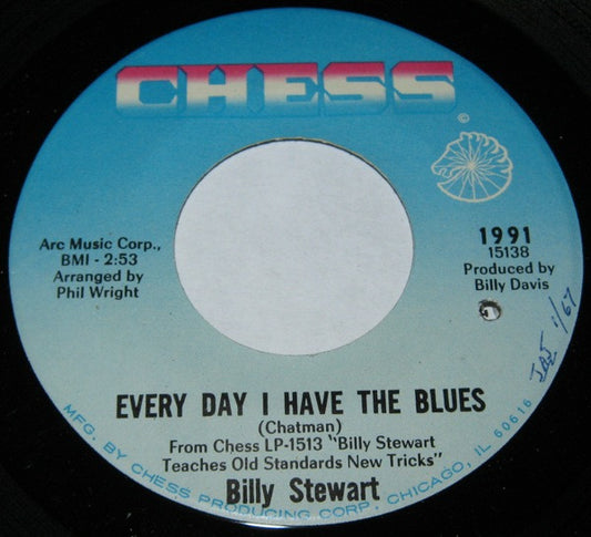 Billy Stewart : Ol' Man River / Every Day I Have The Blues (7", Single)
