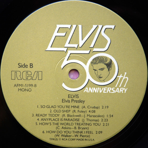Elvis Presley : Elvis (LP, Album, Mono, RE, RM)