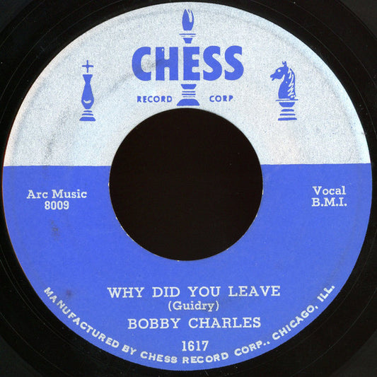 Bobby Charles : Don't You Know I Love You (7")