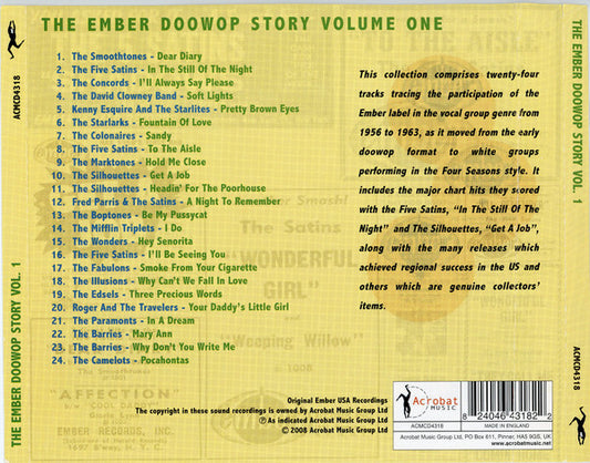 Various : The Ember Doowop Story Vol. 1 (CD, Comp)