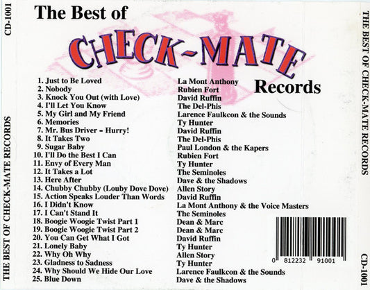 Various : The Best Of Check-Mate Records (CDr, Comp)