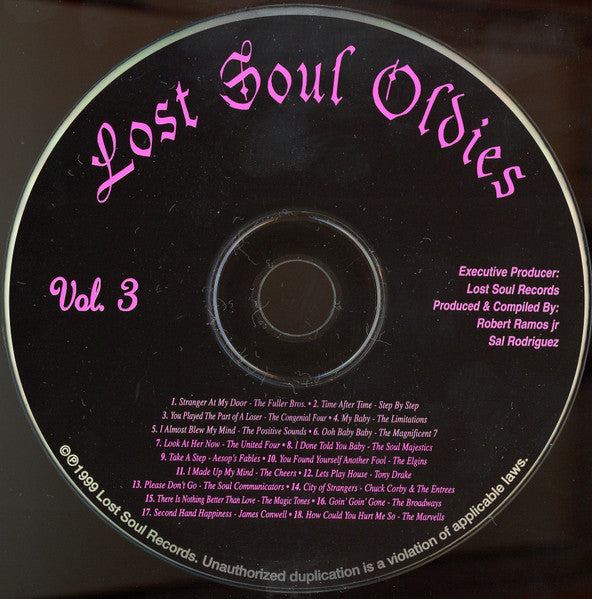 Various : Lost Soul Oldies Vol. 3 (CD, Comp)