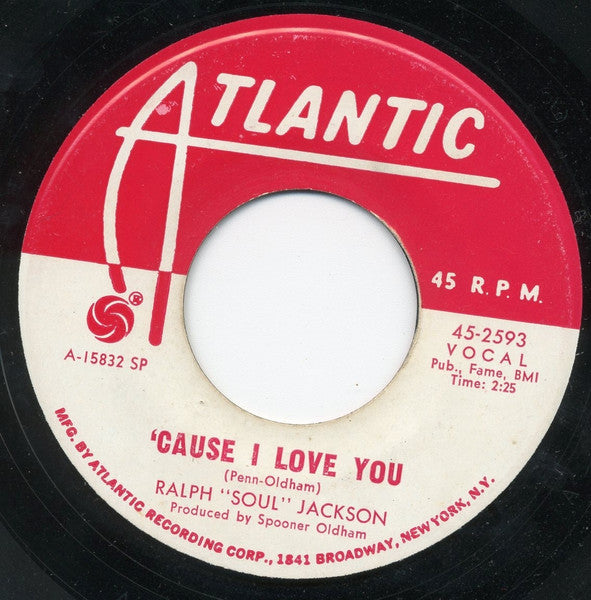 Ralph "Soul" Jackson : Sunshine Of Your Love (7", Single, Promo, SP-)